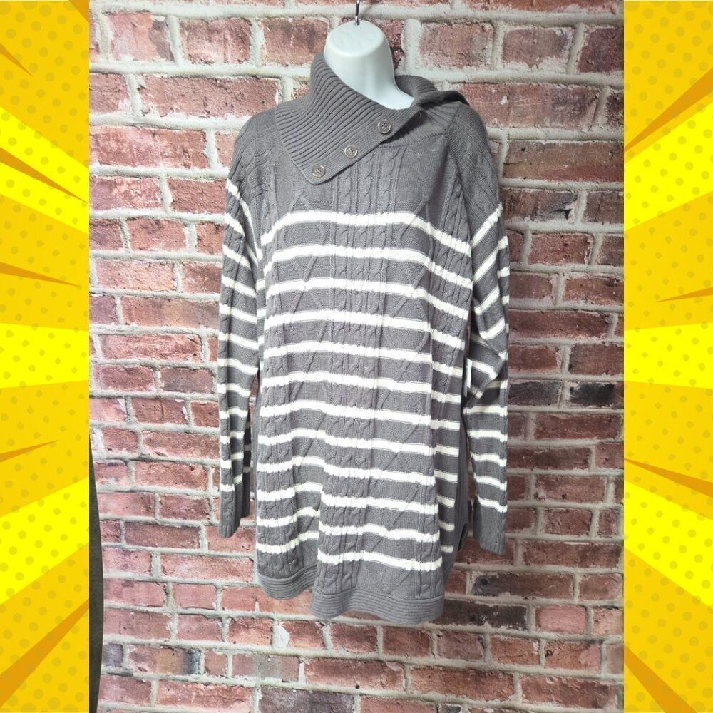Women's CROFT & BARROW Cozy Chic Cowl Neck Sweater 3X